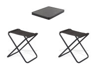 Campingklapphocker Westfield Stool XL 2er Set mit 1xTischplatte