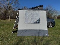 Calicave II Markisenfront (Einzelteil) Front geschlossen ohne Fenster-101 - silver gray Akzentfarbe anthracite