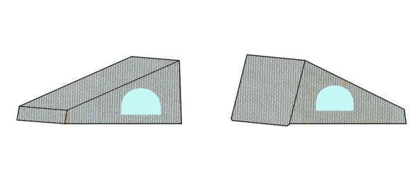 Fenster seitlich links und rechts
